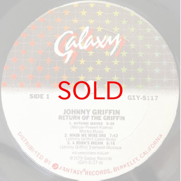 画像2: JOHNNY GRIFFIN -  RETURN OF THE GRIFFIN (2)