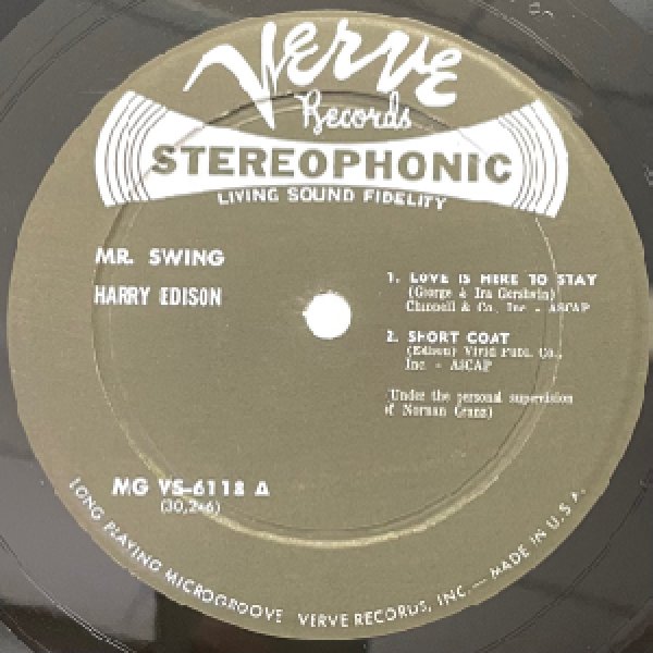 画像2: HARRY EDISON -  MR SWING (2)