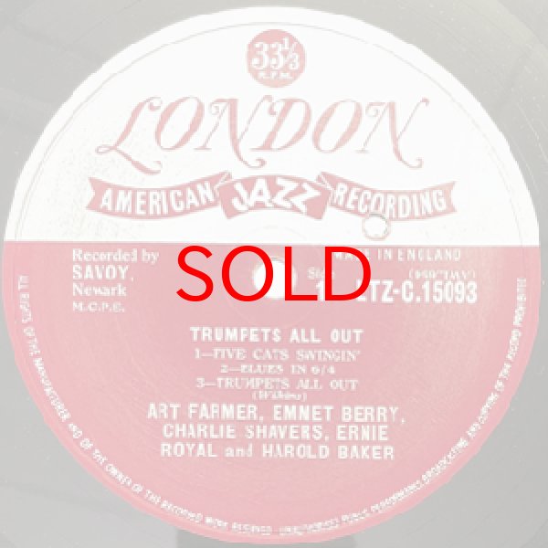 画像2: ART FARMER - EMMET BERRY ETC -  TRUMPETS ALL OUT (2)