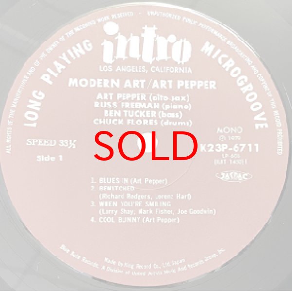 画像2: ART PEPPER -  MODERN ART (2)