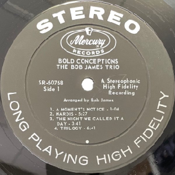 画像2: BOB JAMES TRIO -  BOLD CONCEPTIONS (2)