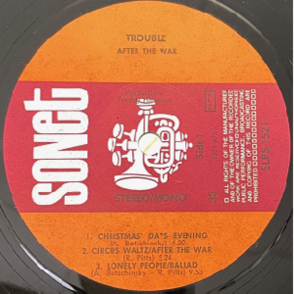 画像2: TROUBLE ( ALLAN BOTSCHINSKY ) -  AFTER THE WAR (2)