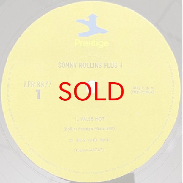 画像2: SONNY ROLLINS -  PLUS 4 (2)