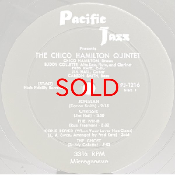 画像2: CHICO HAMILTON QUINTET -  THE CHICO HAMILTON QUINTET IN HI - FI (2)