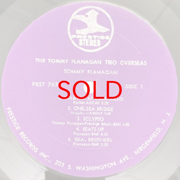 画像2: TOMMY FLANAGAN -  OVERSEAS (2)