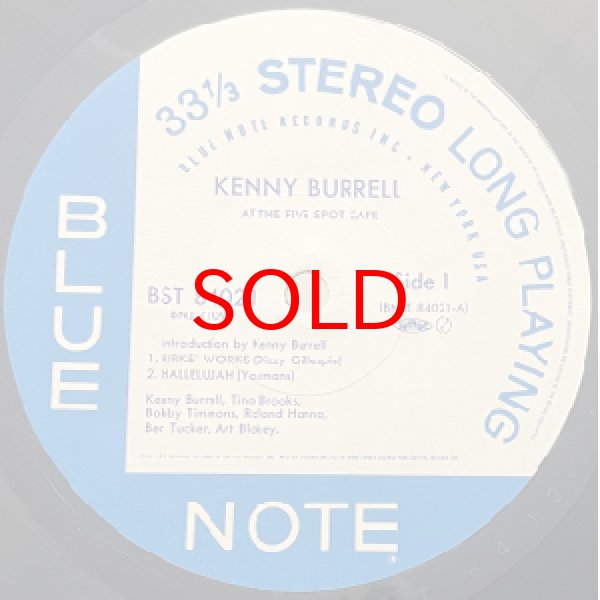 画像2: KENNY BURRELL -  AT THE FIVE SPOT CAFE (2)