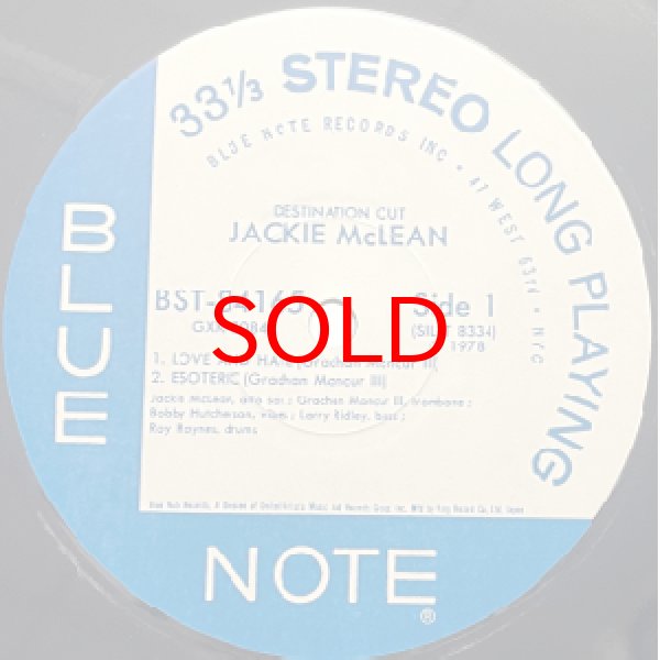 画像2: JACKIE McLEAN -  DESTINATION OUT (2)