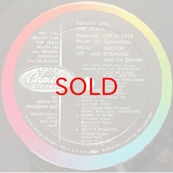 画像2: PEGGY LEE - GEORGE SHEARING -  BEAUTY AND THE BEAST (2)