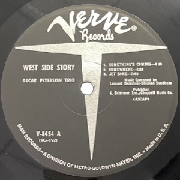 画像2: OSCAR PETERSON TRIO -  WEST SIDE STORY (2)