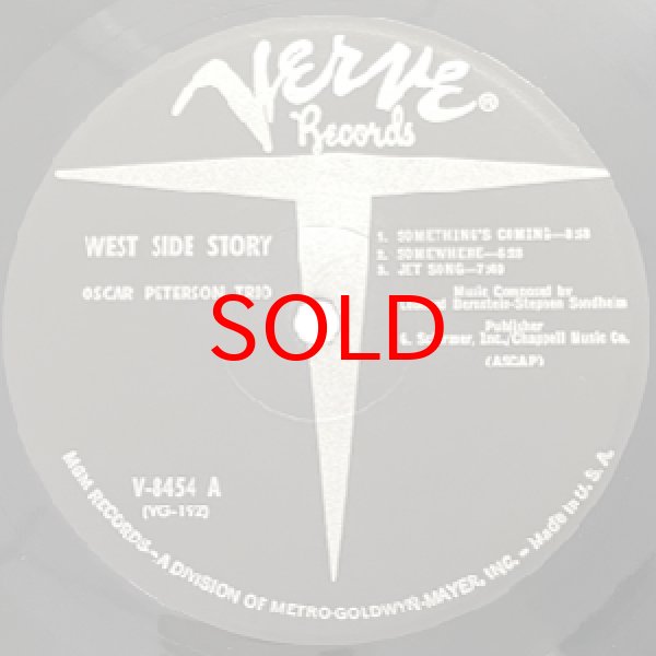 画像2: OSCAR PETERSON TRIO -  WEST SIDE STORY (2)