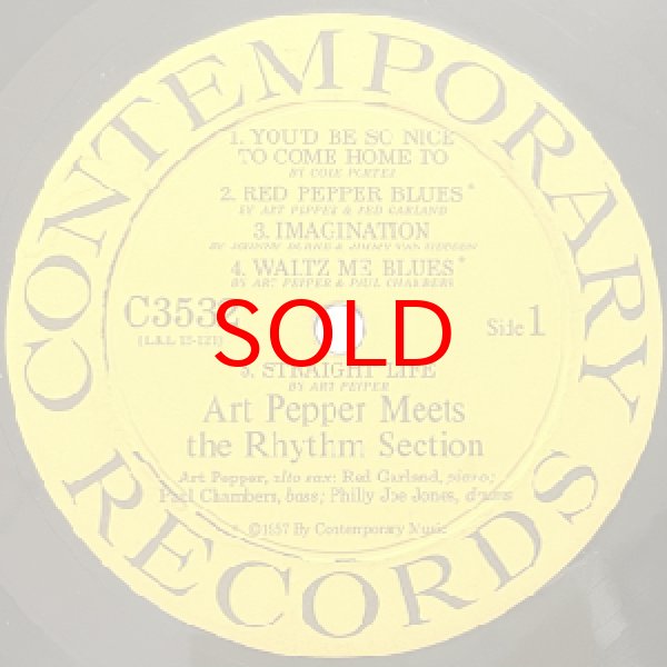 画像2: ART PEPPER -  MEETS THE RHYTHM SECTION (2)