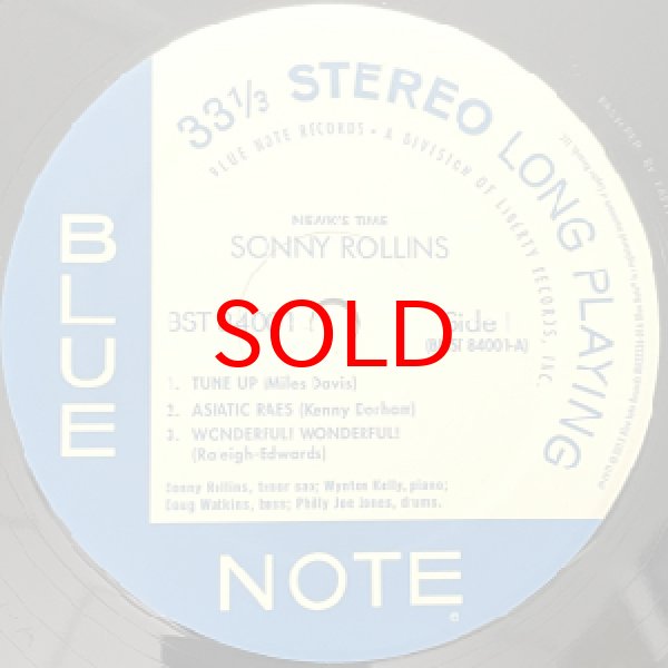 画像2: SONNY ROLLINS -  NEWK'S TIME (2)
