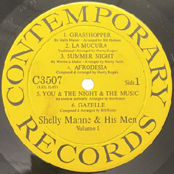 画像2: SHELLY MANNE & HIS MEN -  WEST COAST SOUND (2)