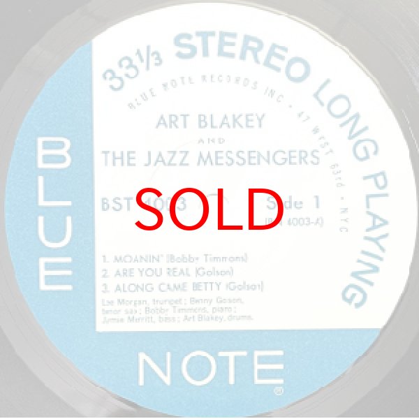 画像2: ART BLAKEY AND THE JAZZ MESSENGERS -  MOANIN' (2)