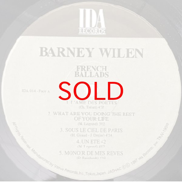 画像2: BARNEY WILEN -  FRENCH BALLADS (2)
