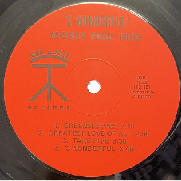 画像2: MOREY FELD TRIO -  'S WONDERFUL ! (2)