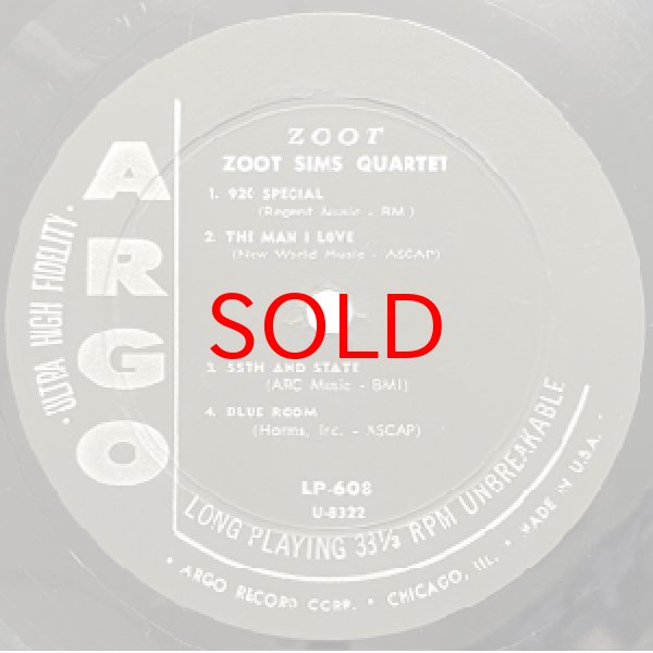 画像2: ZOOT SIMS QUARTET -  ZOOT (2)