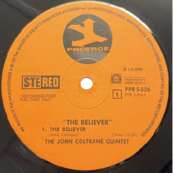 画像2: JOHN COLTRANE -  THE BELIEVER (2)