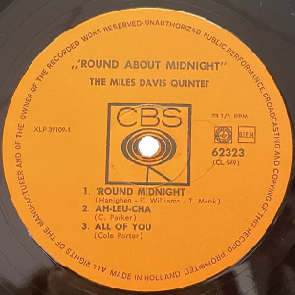 画像2: MILES DAVIS -  ROUND ABOUT MIDNIGHT (2)