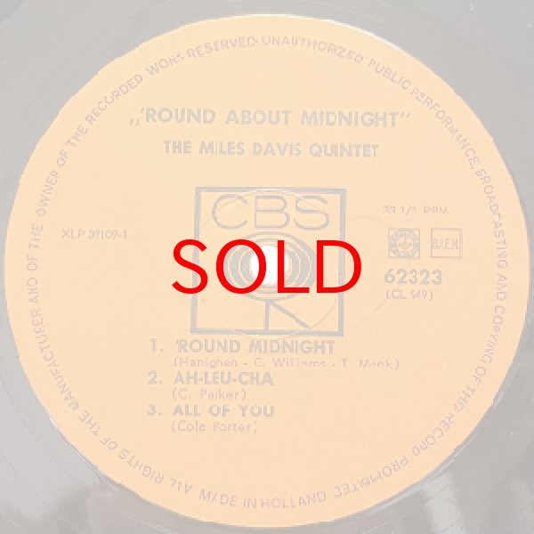 画像2: MILES DAVIS -  ROUND ABOUT MIDNIGHT (2)
