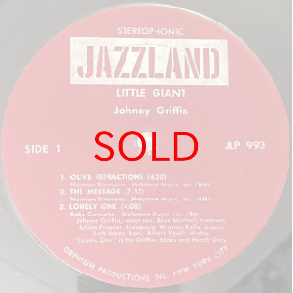 画像2: JOHNNY GRIFFIN -  THE LITTLE GIANT (2)