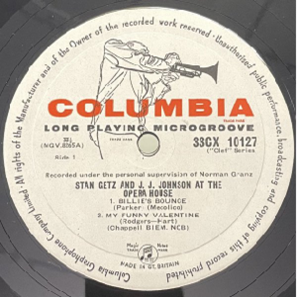 画像2: STAN GETZ AND J.J. JOHNSON -  AT THE OPERA HOUSE (2)