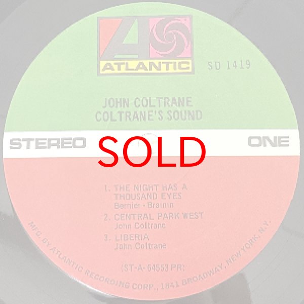 画像2: JOHN COLTRANE -  COLTRANE'S SOUND (2)
