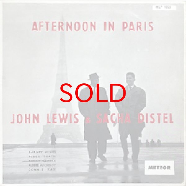 画像1: JOHN LEWIS & SACHA DISTEL -  AFTERNOON IN PARIS (1)
