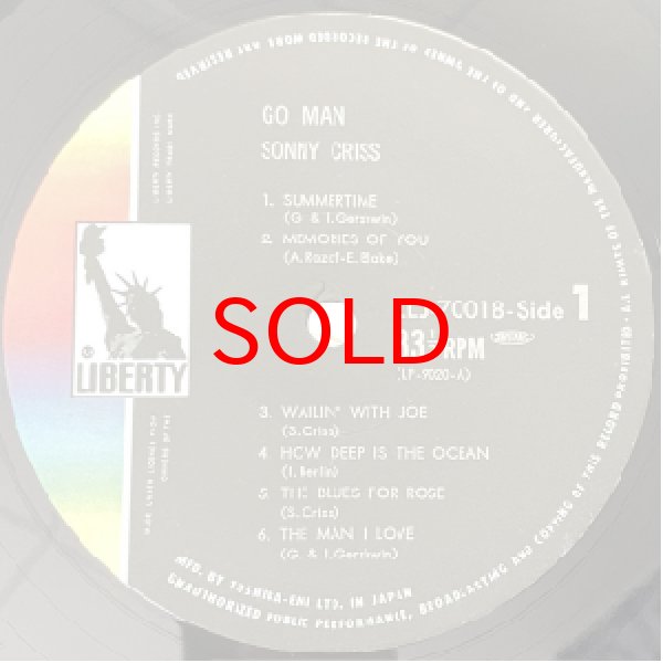 画像2: SONNY CRISS -  GO MAN (2)