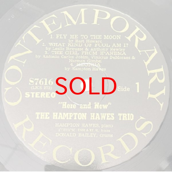 画像2: HAMPTON HAWES TRIO -  HERE AND NOW (2)