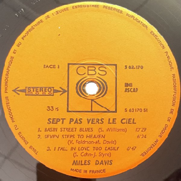 画像2: MILES DAVIS -  SEPT PAS VERS LE CIEL ( SEVEN STEPS TO HEAVEN ) (2)