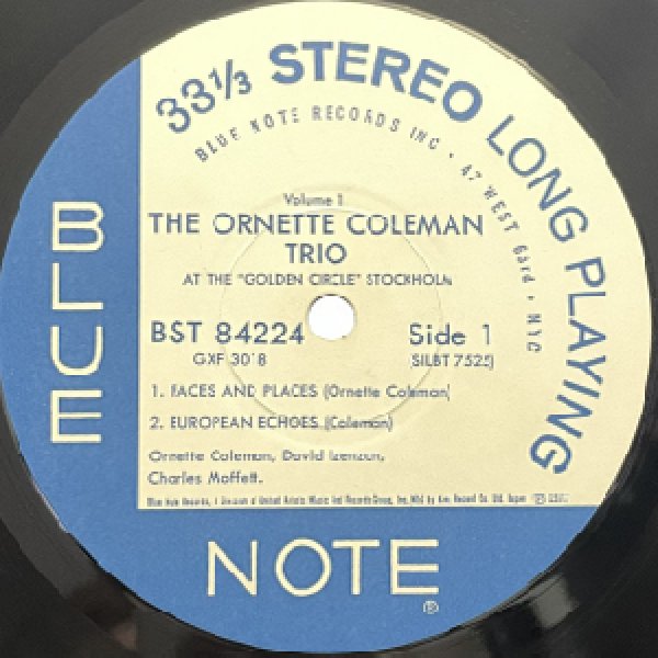 画像2: ORNETTE COLEMAN TRIO -  AT THE GOLDEN CIRCLE STOCKHOLM VOL.1 (2)