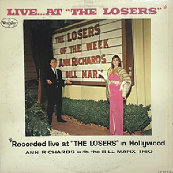 画像1: ANN RICHARDS AND BILL MARX TRIO -  LIVE・・・AT “ THE LOSERS ” (1)
