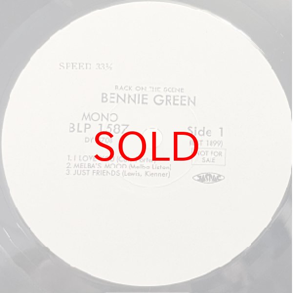 画像2: BENNIE GREEN -  BACK ON THE SCENE (2)