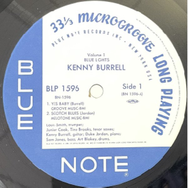 画像2: KENNY BURRELL -  BLUE LIGHTS VOL.1 (2)