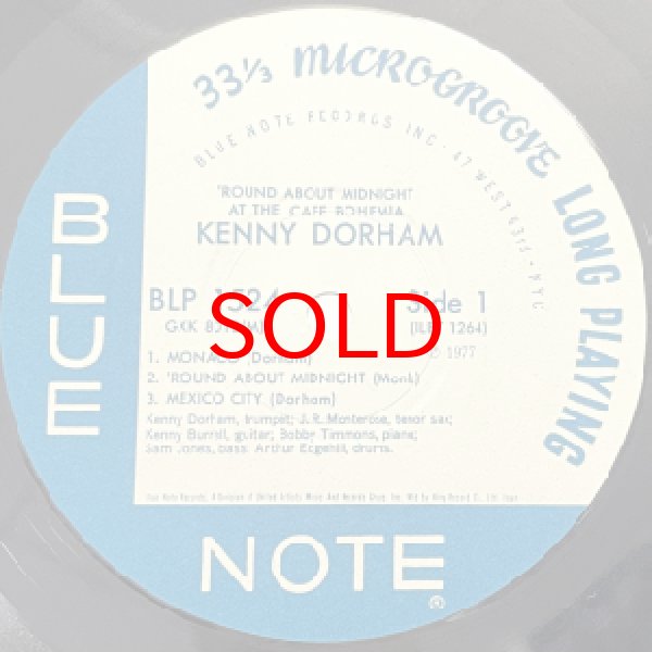 画像2: KENNY DORHAM -  ROUND ABOUT MIDNIGHT AT THE CAFE BOHEMIA (2)