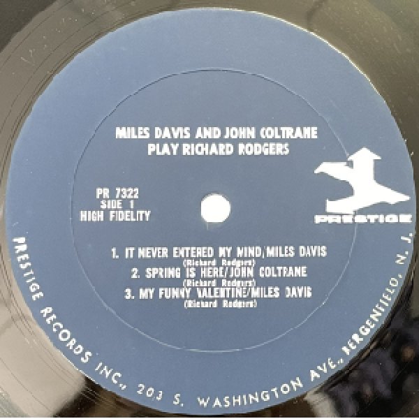 画像2: MILES DAVIS & JOHN COLTRANE -  PLAY RICHARD RODGERS (2)