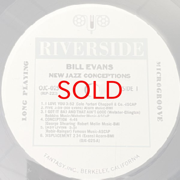 画像2: BILL EVANS -  NEW JAZZ CONCEPTIONS (2)