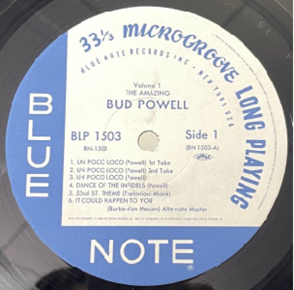 画像2: BUD POWELL -  THE AMAZING BUD POWELL VOL.1 (2)
