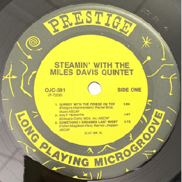 画像2: MILES DAVIS -  STEAMIN' (2)