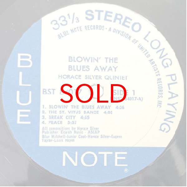 画像2: HORACE SILVER QUINTET & TRIO -  BLOWIN' THE BLUES AWAY (2)