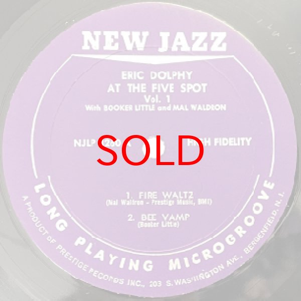 画像2: ERIC DOLPHY -  ERIC DOLPHY AT THE FIVE SPOT VOL.1 (2)