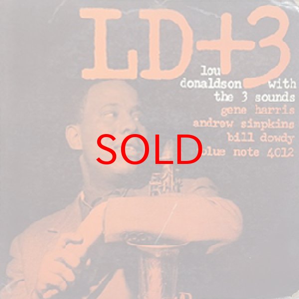 画像1: LOU DONALDSON WITH THREE SOUNDS -  LD +3 (1)