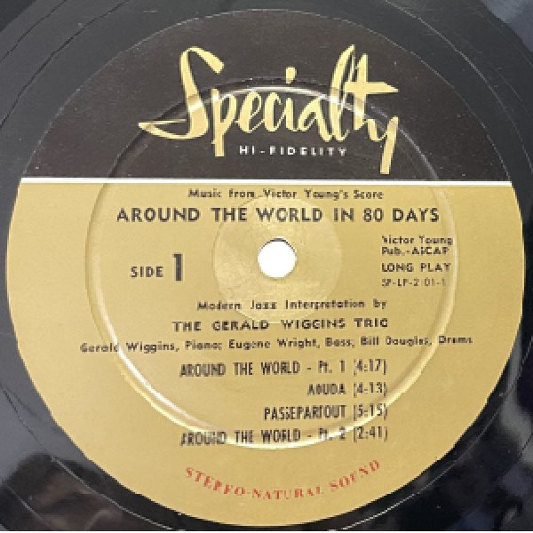 画像2: GERALD WIGGINS TRIO -  AROUND THE WORLD IN 80DAYS (2)