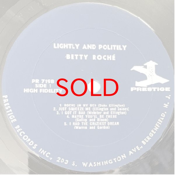 画像2: BETTY ROCHE -  LIGHTLY AND POLITELY (2)