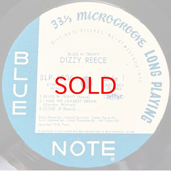 画像2: DIZZY REECE -  BLUES IN TRINITY (2)