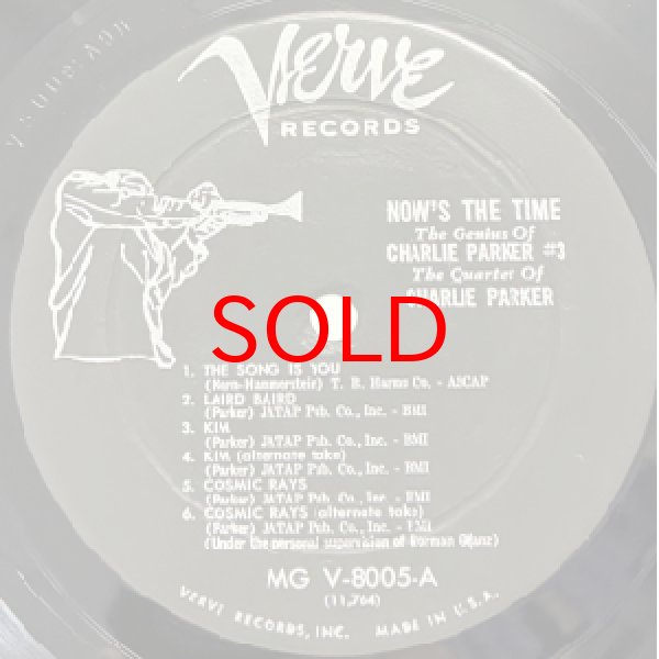 画像2: CHARLIE PARKER -  NOW'S THE TIME (2)