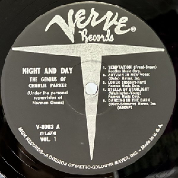画像2: CHARLIE PARKER -  NIGHT AND DAY (2)