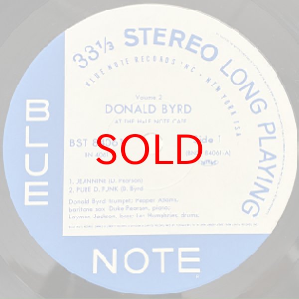 画像2: DONALD BYRD -  AT THE HALF NOTE CAFE VOL.2 (2)