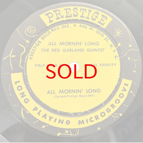 画像2: RED GARLAND QUINTET -  ALL MORNIN' LONG (2)